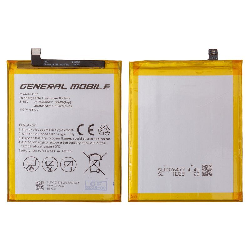 Акумулятор General Mobile GM 8 G005 Li-Polymer