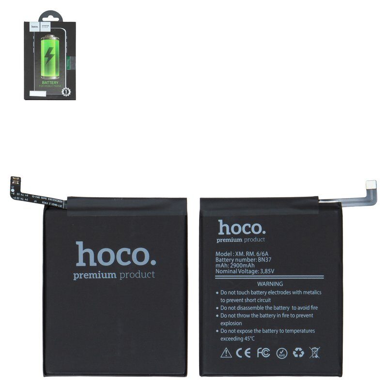 Акумулятор Hoco BN37 для Xiaomi Redmi 6/Redmi 6A