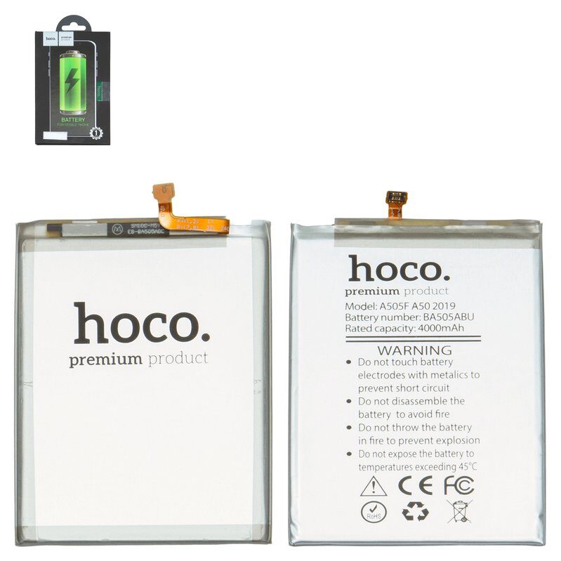 Акумулятор Hoco EB-BA505ABU/EB-BA505ABN для Samsung A20, A30, A50