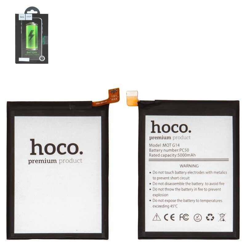 Акумулятор Hoco PC50 для Motorola Moto G14 Payf0010IN, Moto G54