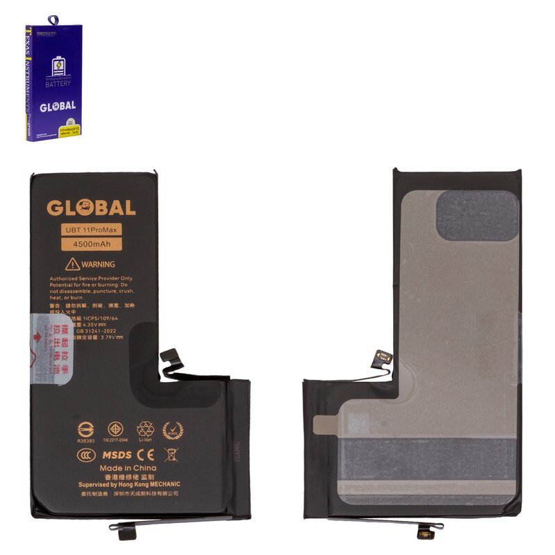 Акумулятор Mechanic для Apple iPhone 11 Pro Max, Li-Polymer, 4500 мАг