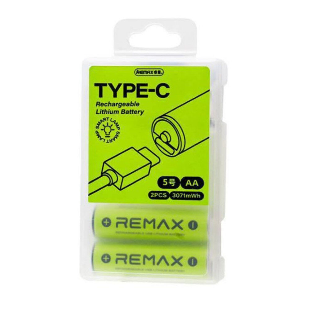 Акумулятор Remax New Energy AA Rechargeable USB Lithium Battery — фото 3