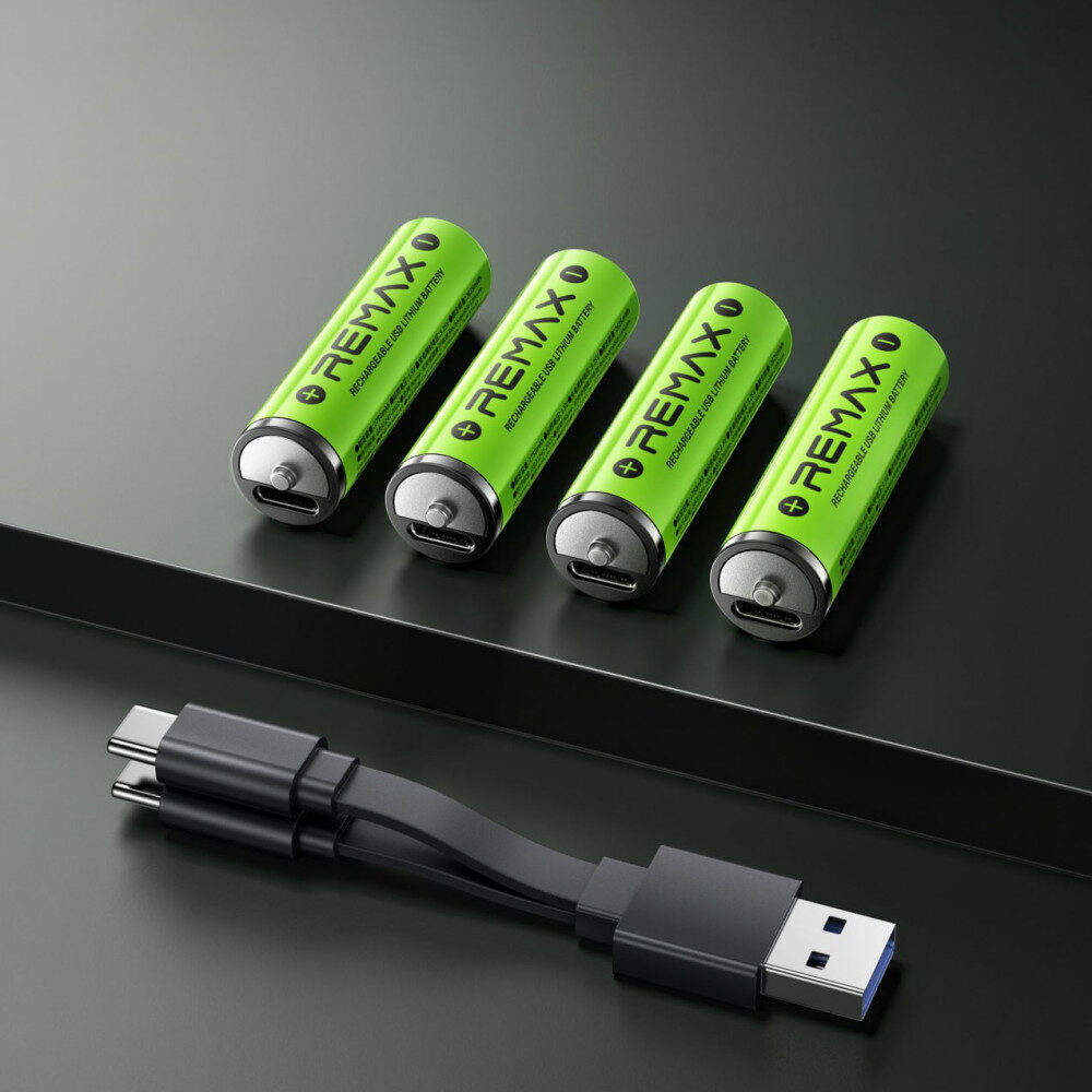 Акумулятор Remax New Energy AA Rechargeable USB Lithium Battery — фото 4