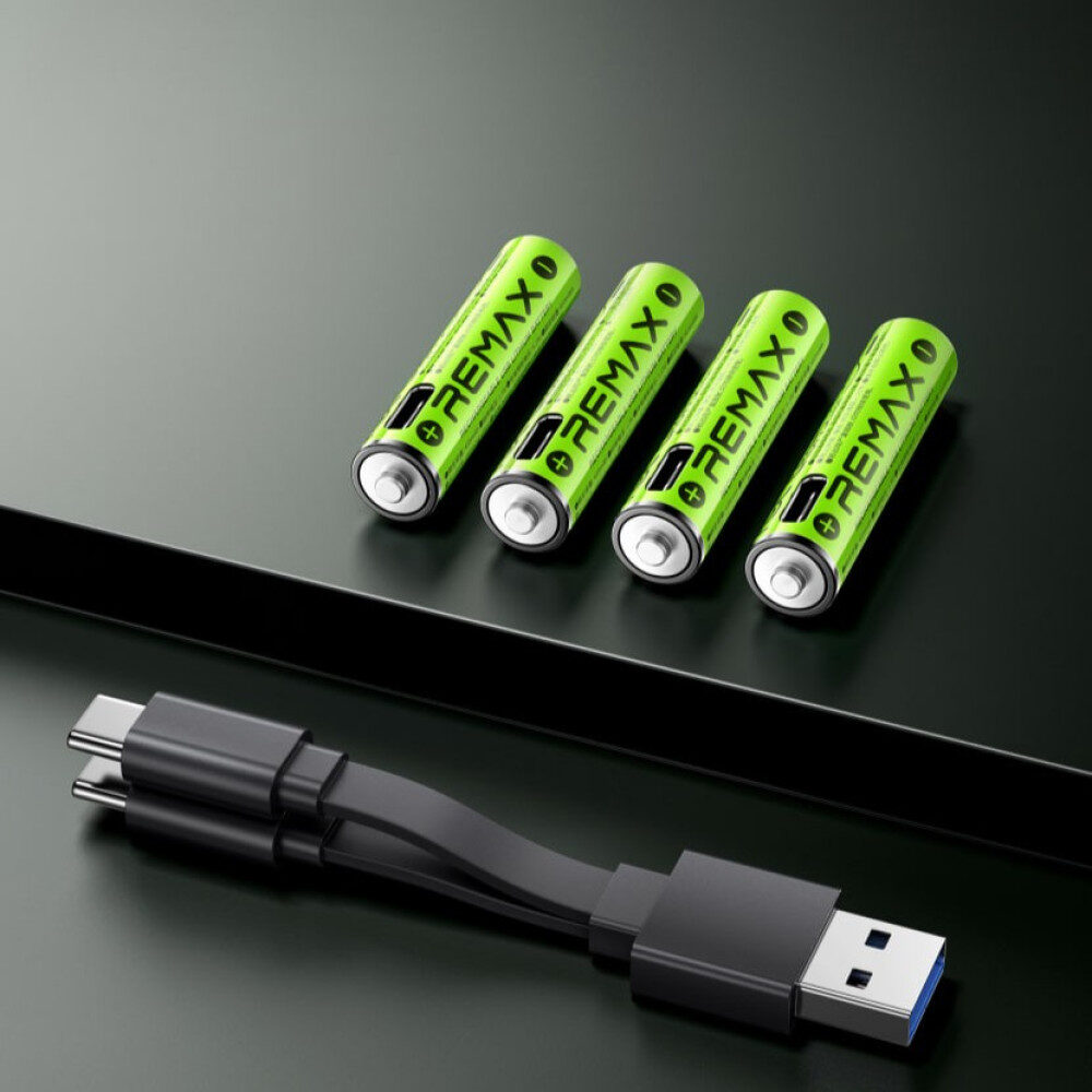 Акумулятор Remax New Energy AAA Rechargeable USB Lithium Battery — фото 4