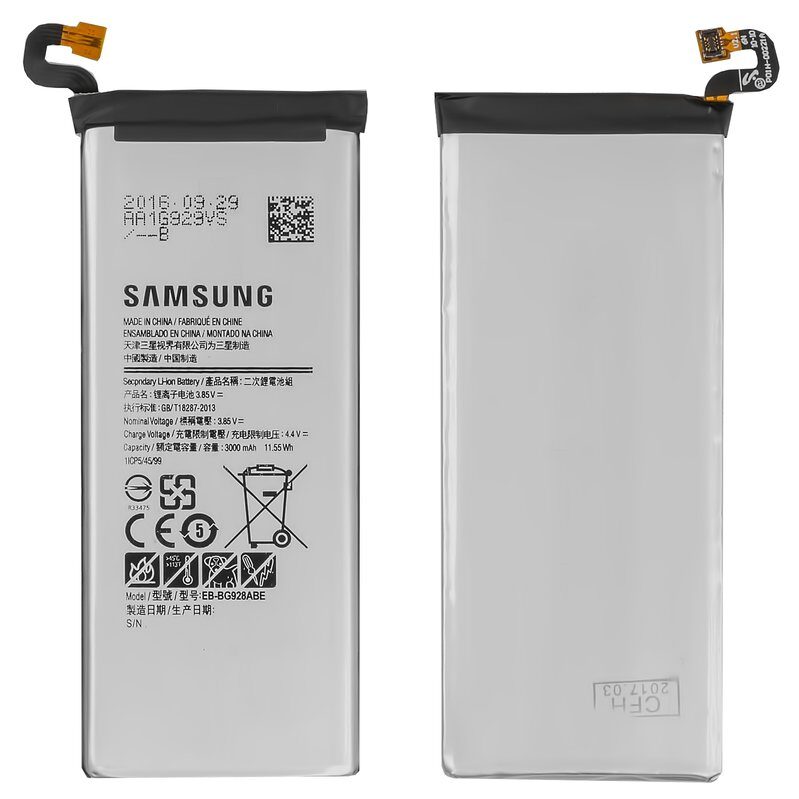 Акумулятор Samsung G928 Galaxy S6 Edge Plus EB-BG928ABE 3000 мАг