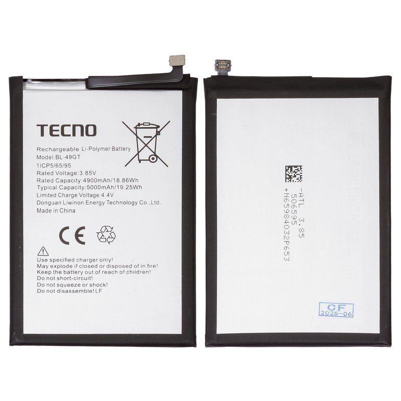 Акумулятор Tecno Camon 17P/Camon 17/Spark 9 Pro BL-49GT