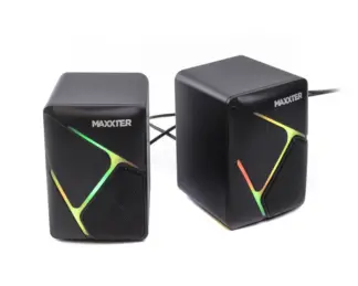 Акустична система Maxxter CSP-U004RGB, 6 Вт, USB, RGB підсвічування