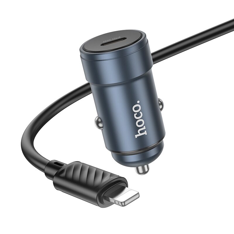 Автомобільний зарядний пристрій Hoco Z57 Glorious single-port PD30W — фото 4