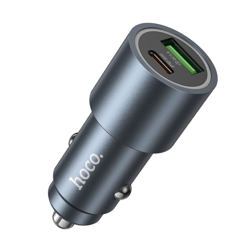 Автомобільний зарядний пристрій Hoco Z60 Bloom 48W dual-port — фото 5