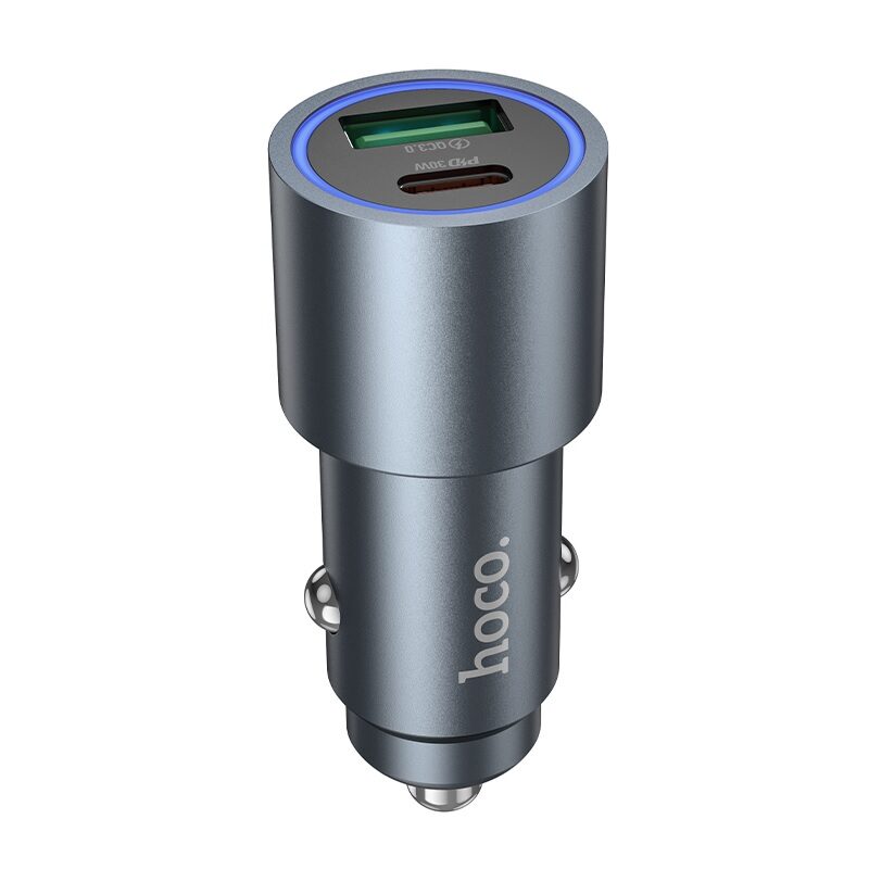 Автомобільний зарядний пристрій Hoco Z60 Bloom 48W dual-port