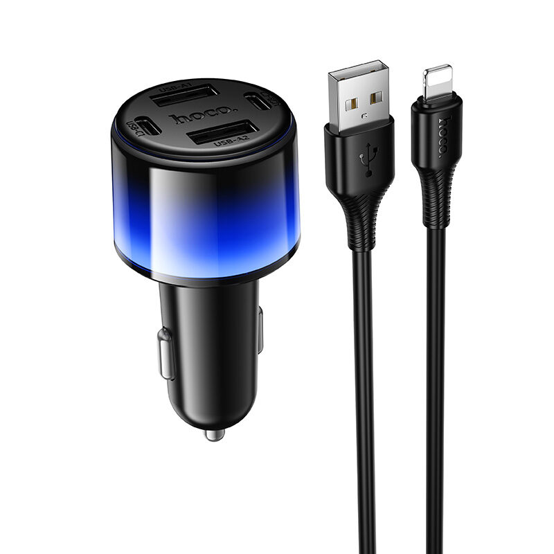 Автомобільний зарядний пристрій Hoco Z69 Vivido 24W(2C2A) car charger