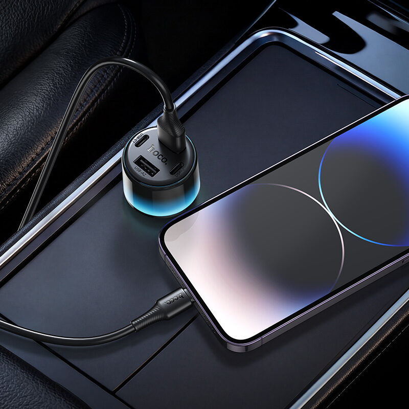Автомобільний зарядний пристрій Hoco Z69 Vivido 24W(2C2A) car charger — фото 9