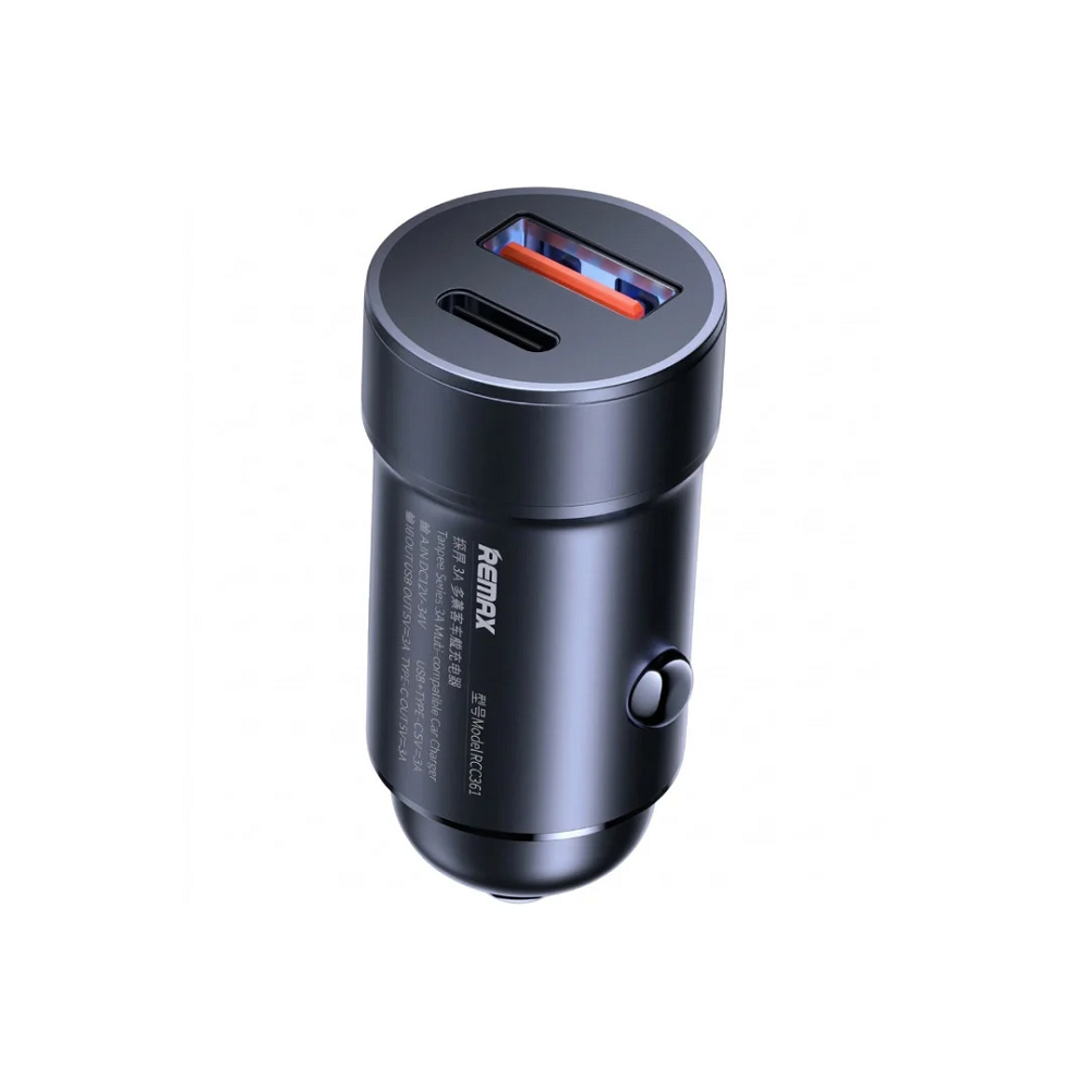 Автомобільний зарядний пристрій Remax Tangee Series 3A 1A+1C