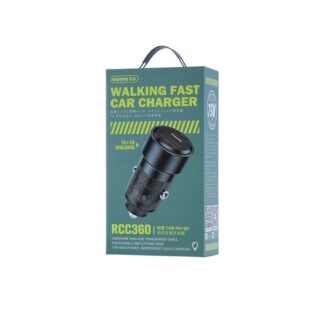 Автомобільний зарядний пристрій Remax Walking Series 75W PD+QC 1C+1A — фото 3