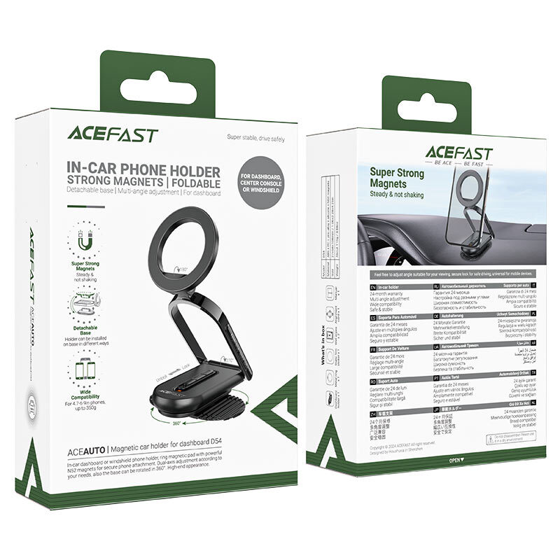 Автотримач для телефона Acefast D54 magnetic car holder for dashboard — фото 3