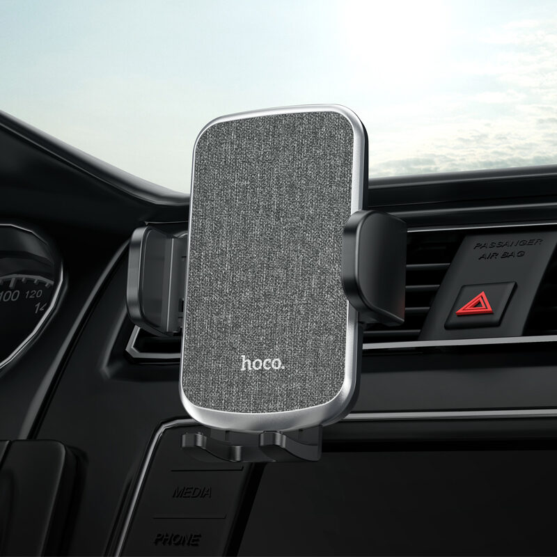 Автотримач для телефона Hoco CA94 Polaris push-type air outlet car — фото 9