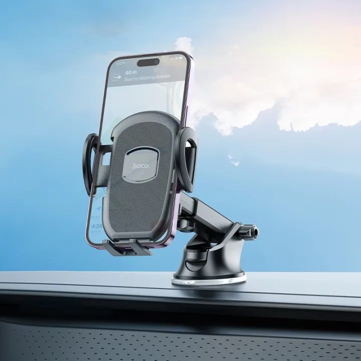 Автотримач для телефона Hoco H9 General car holder(center console) — фото 8