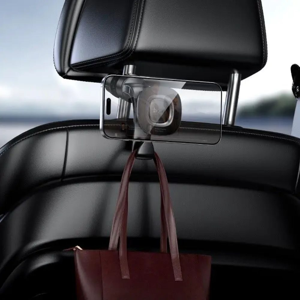 Автотримач для телефона Hoco H99 Crown magnetic car holder(headrest) — фото 8