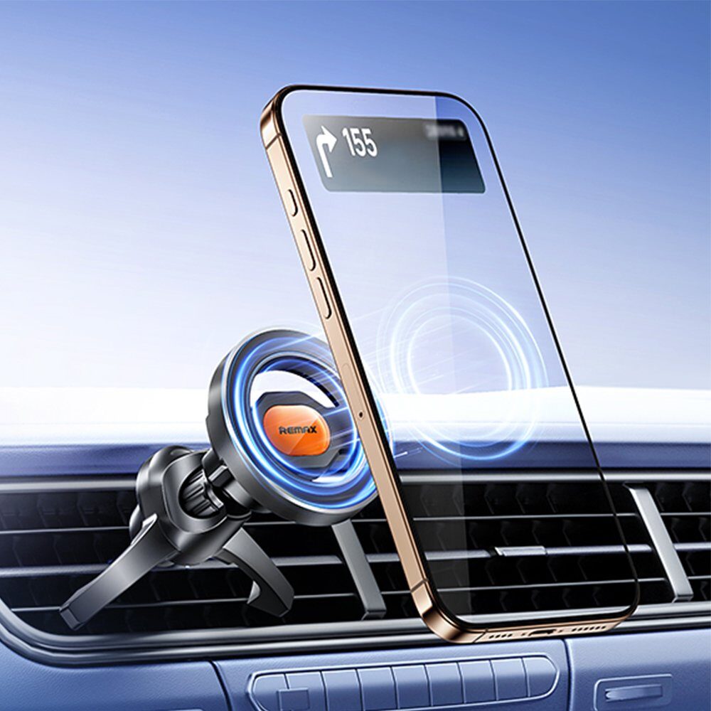 Автотримач для телефона Remax Universal air outlet magnetic car holder — фото 4