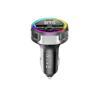 АЗП з FM-модулятором Remax 48W RGB frequency modulated call fast