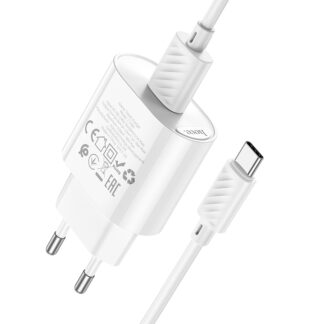 Мережевий Зарядний Пристрій Hoco C109A 1USB QC 18W+USB to Type-C