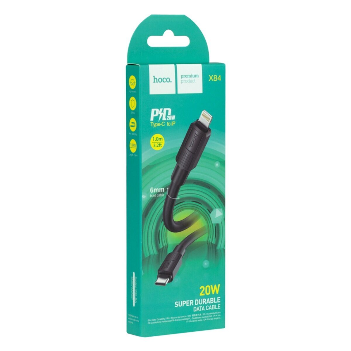 Кабель USB Hoco X84 PD Type-C to Lightning — фото 3