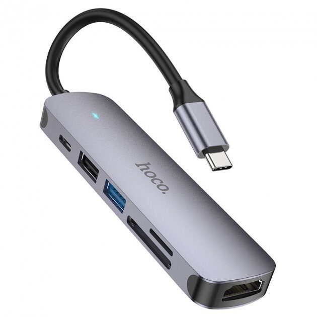 Хаб USB Hoco HB28 Type-C multi-function — фото 2