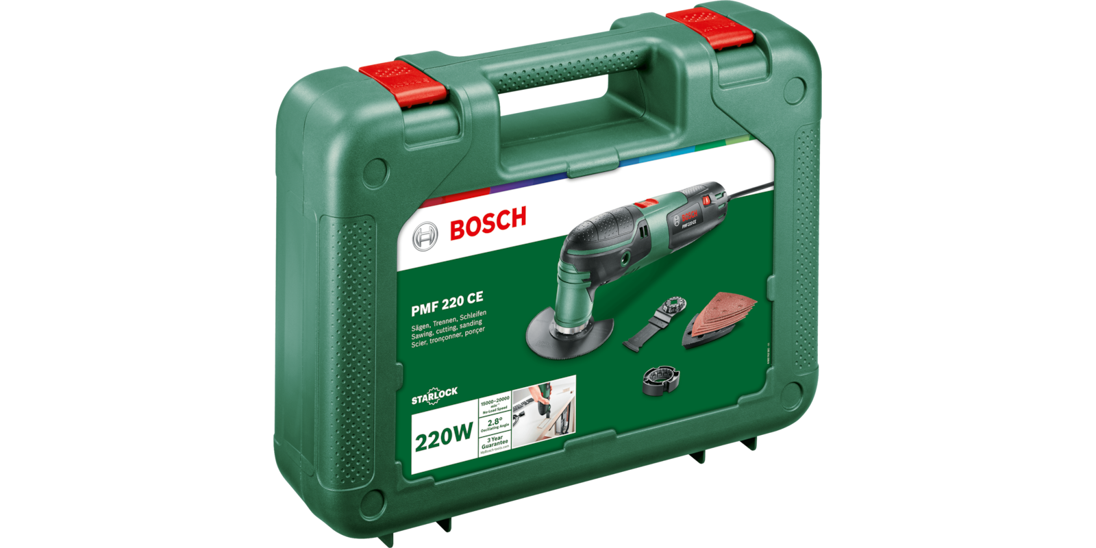 Багатофункціональний інструмент акумуляторний реноватор Bosch PMF 220 — фото 2