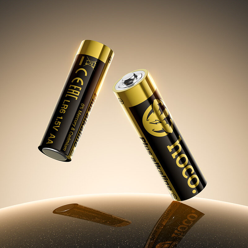 Батарейка Hoco JA1 AA alkaline battery LR6(10PCS) — фото 10