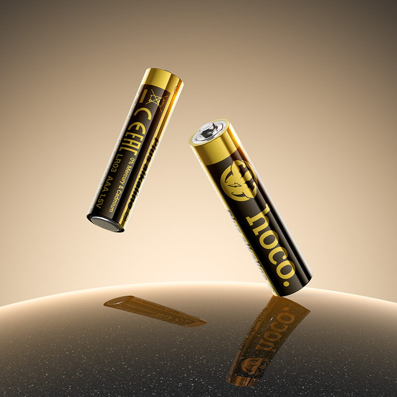 Батарейка Hoco JA2 AAA alkaline battery LR03(10PCS) — фото 10