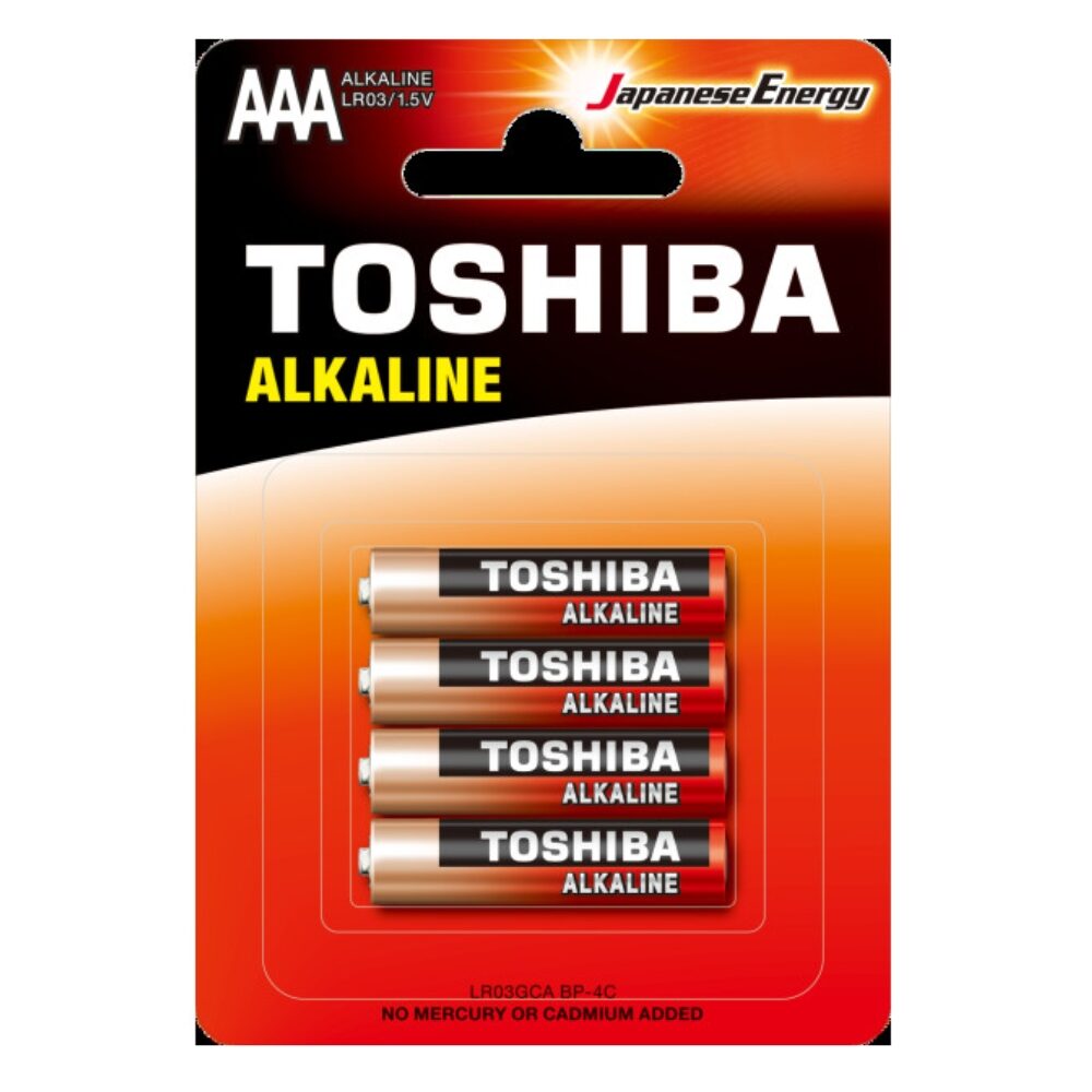 Батарейка Toshiba LR3 Red Alkaline 4 шт.