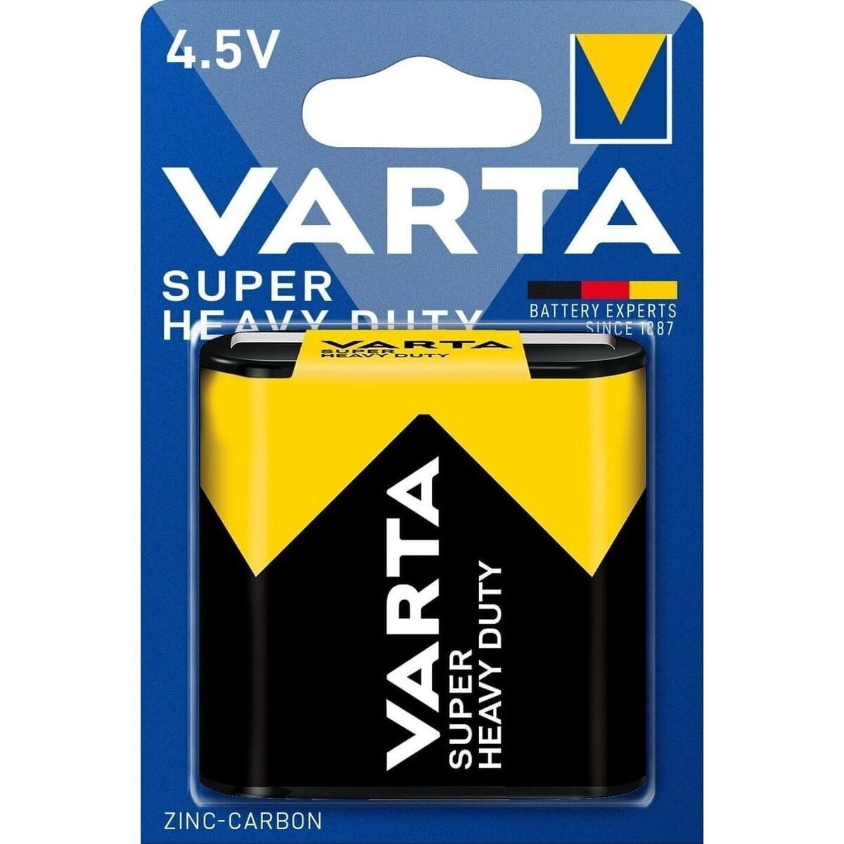 Батарейка Varta Super Heavy Duty вугільно-цинкова 3R12P плівка
