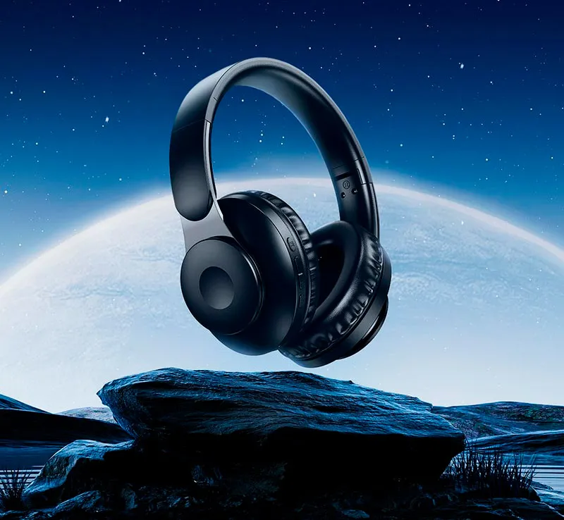 Бездротові накладні навушники Hoco W45 Enjoy BT headset Black — фото 4