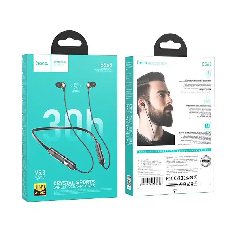 Бездротові спортивні навушники Hoco ES65 Dream sports BT earphones — фото 6