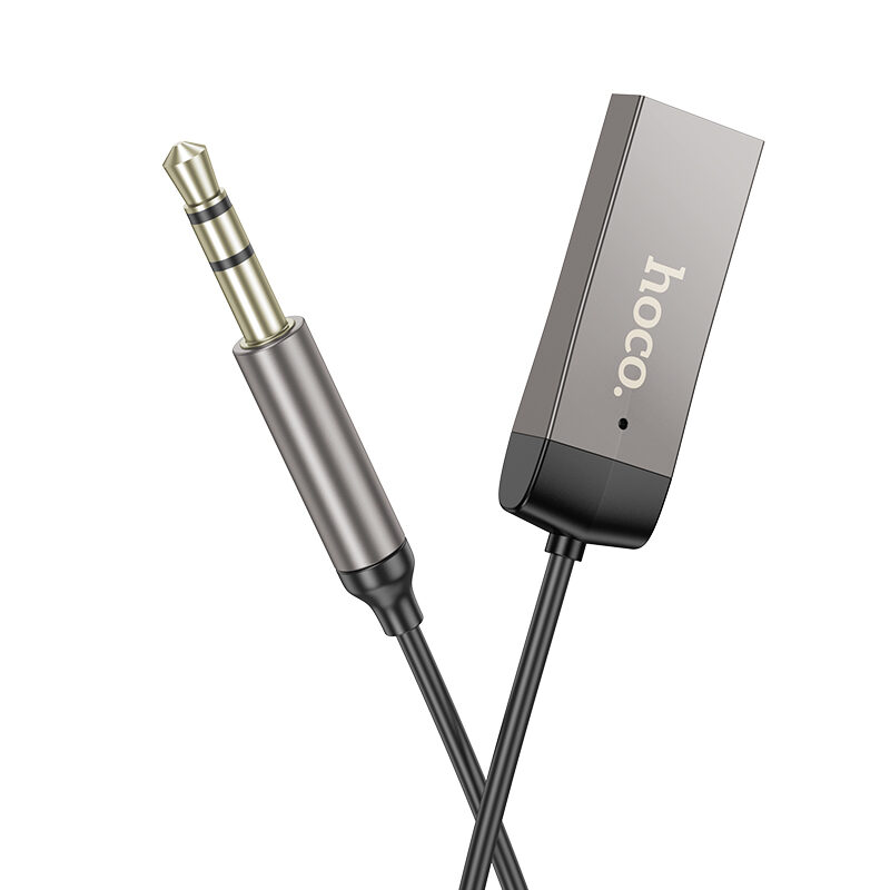 Bluetooth-ресивер Hoco E78 Benefit car AUX BT receiver with cable — фото 5