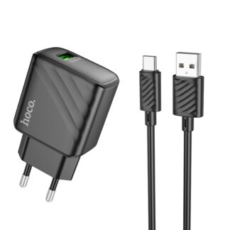 Зарядний пристрій Hoco CS21A QC 18W USB to Type-C, 1 набір