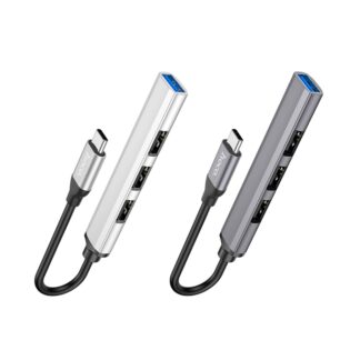 Хаб USB Hoco HB26 4 in 1 adapter(Type-C to USB3.0+USB2.0*3)