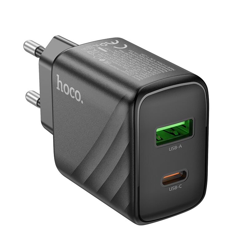 Мережевий Зарядний Пристрій Hoco CS23A 1USB/1USB-C PD/QC 30W — фото 3