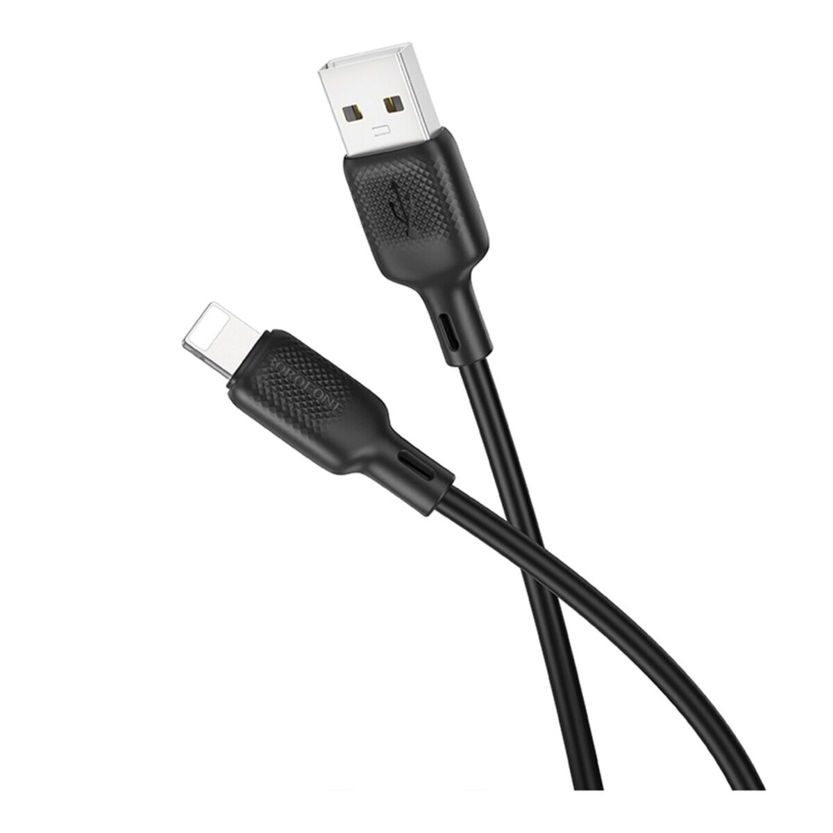 Кабель USB Borofone BX113 Silicone Lightning 2.4A 3m — фото 3
