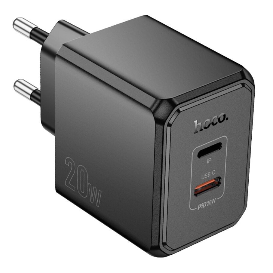 Мережевий Зарядний Пристрій Hoco CS16A 1USB-C/1IP PD/QC 20W — фото 3