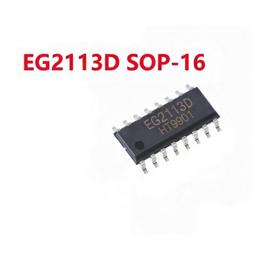Драйвер затвора EG2113D SOP-16 (аналог IR2113) для інверторів та ДБЖ