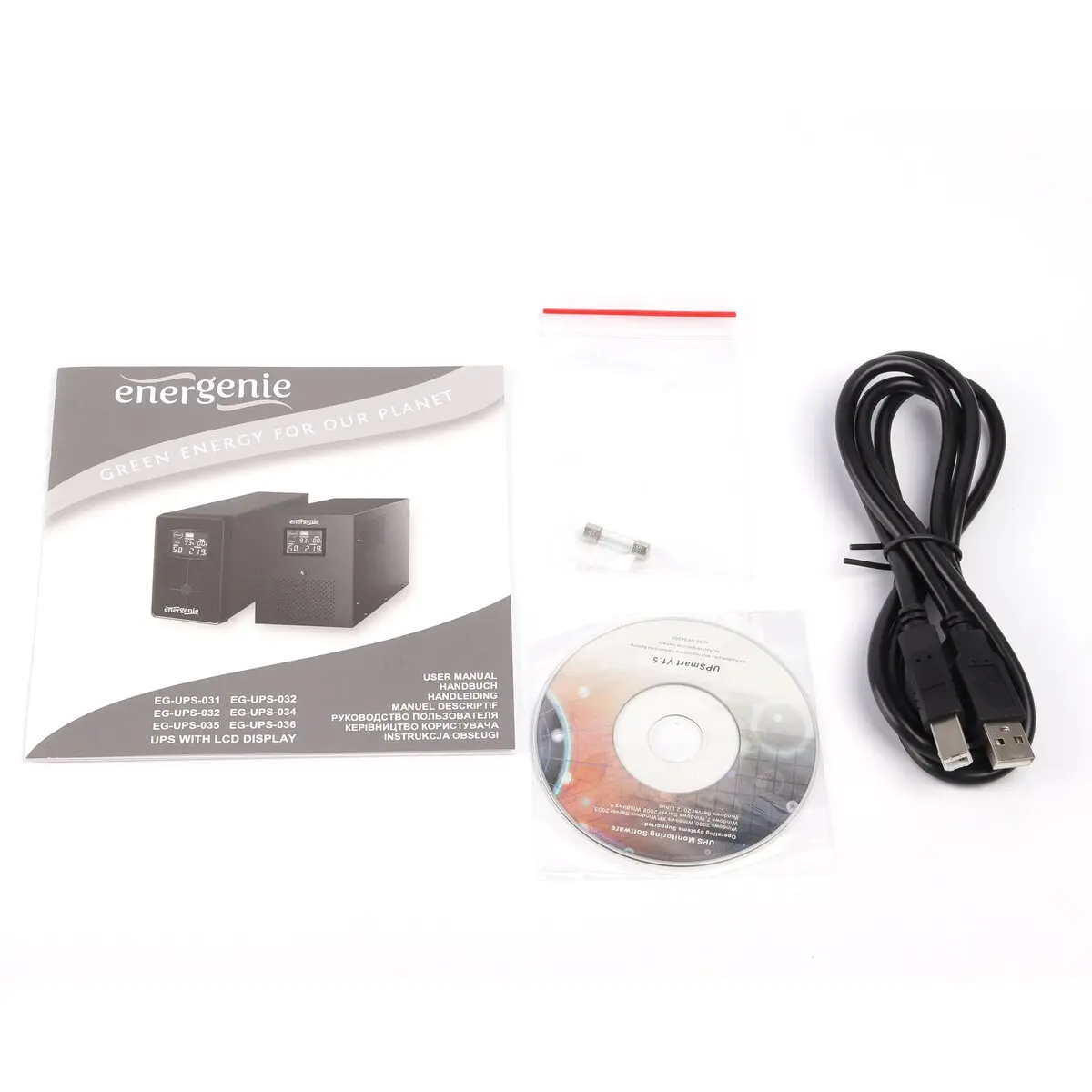 Джерело безперебійного живлення 2000VA, LCD, USB, серія Pro EnerGenie — фото 3