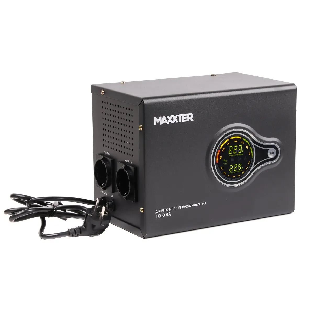 Джерело безперебійного живлення тривалої дії, 1000 VA Maxxter