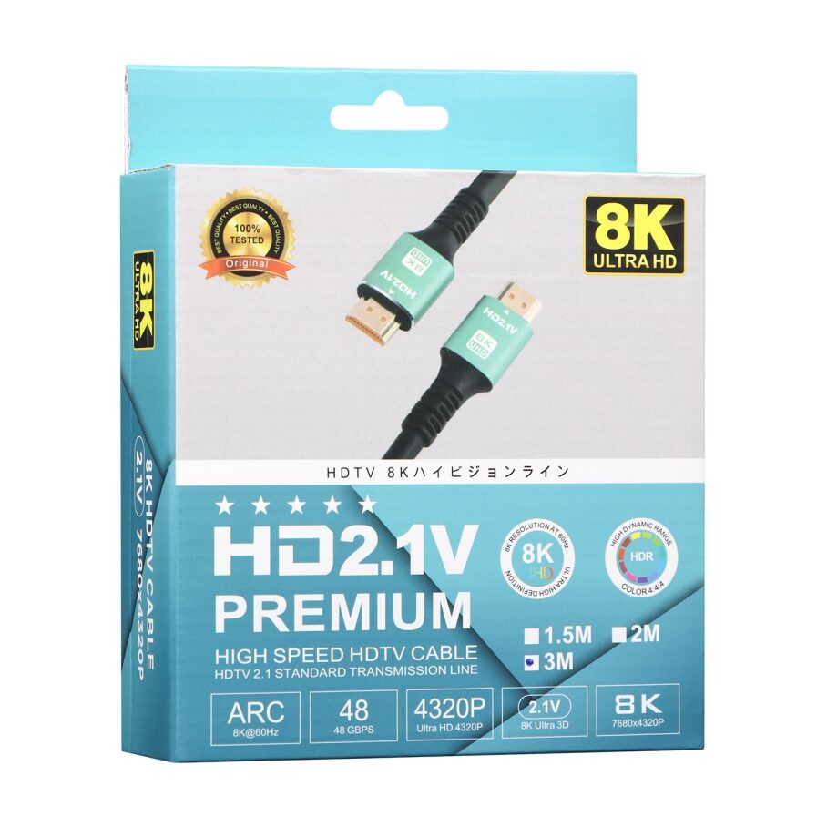 Кабель Hdmi- Hdmi 2.1V 5m 8K 120 fps