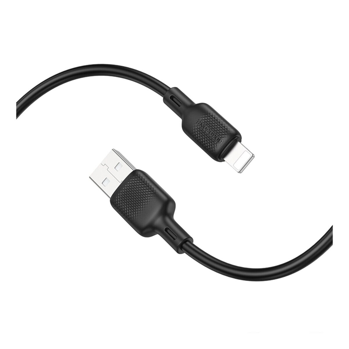 Кабель USB Borofone BX113 Silicone Lightning 2.4A 2m — фото 3