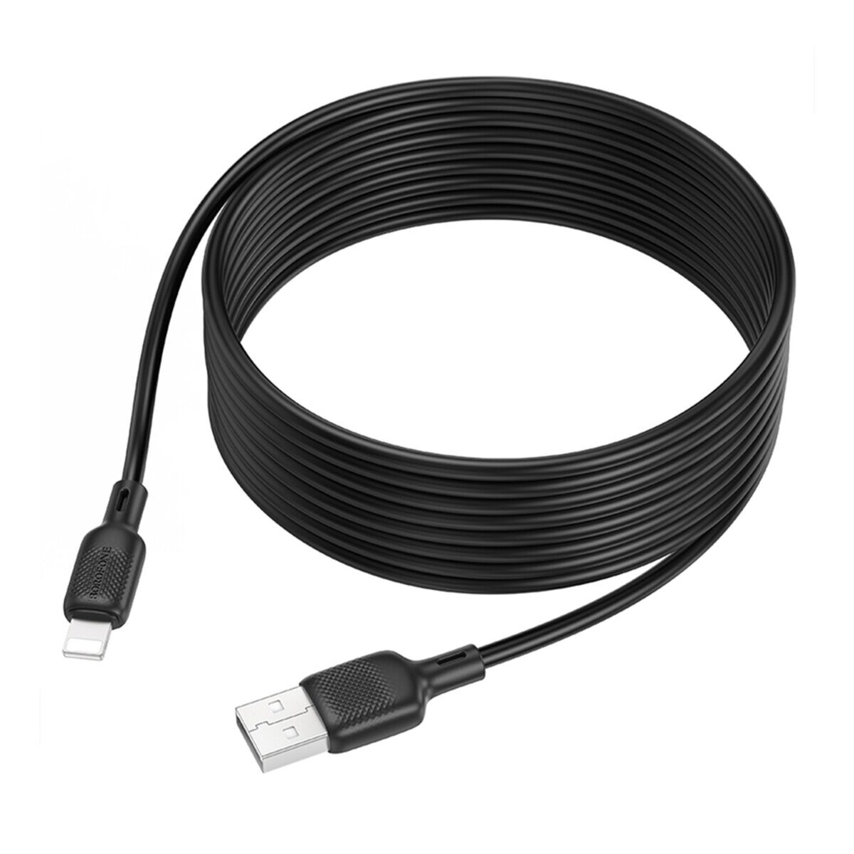 Кабель USB Borofone BX113 Silicone Lightning 2.4A 2m — фото 4