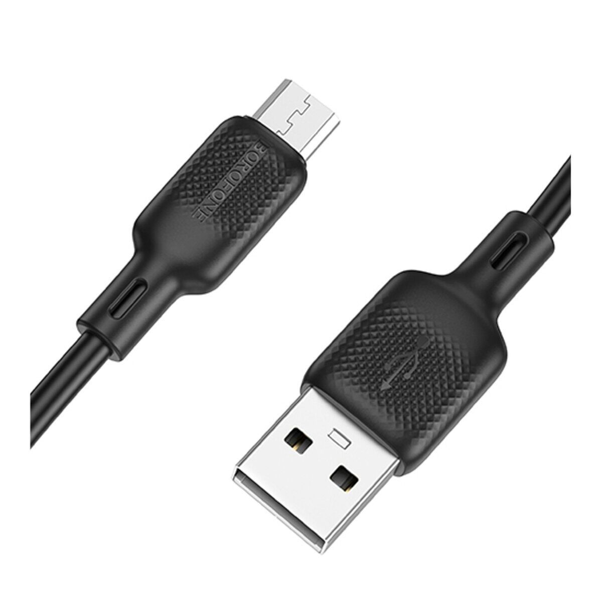 Кабель USB Borofone BX113 Silicone Micro 2.4A — фото 5