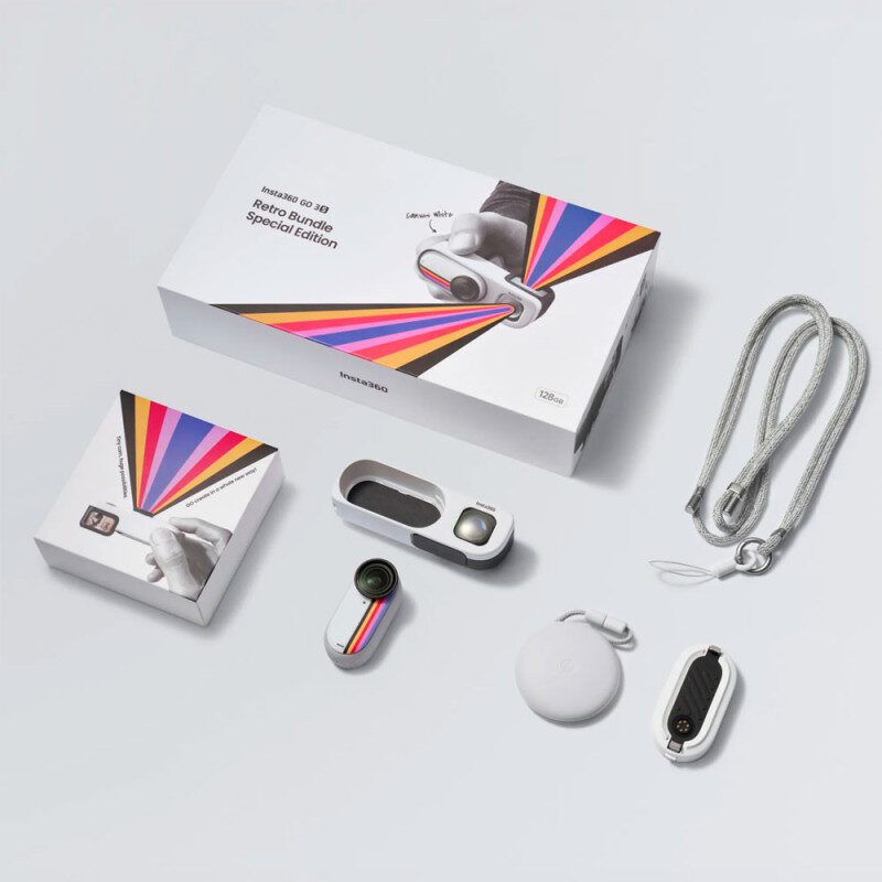 Екшн-камера Insta360 GO 3S Retro Bundle (Special Edition) Canvas White — фото 8