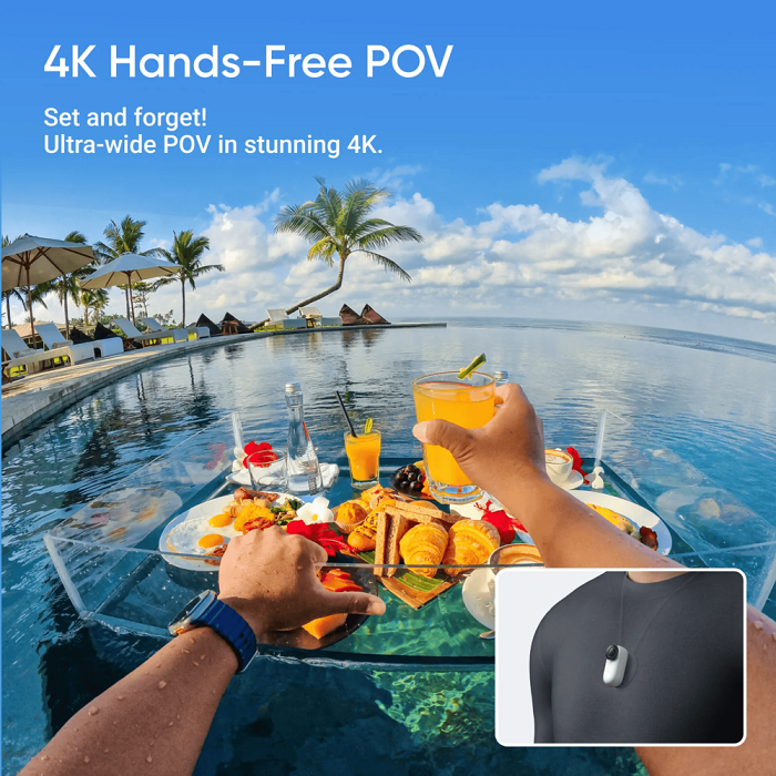 Екшн-камера Insta360 GO 3S Standard Edition Arctic White 128GB — фото 11