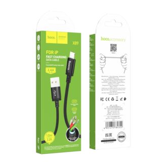 Кабель USB Hoco X89 Wind Lightning 2.4A 1m — фото 2